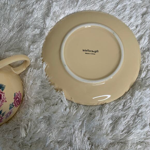 Teleflora Teacup Saucer Coffee Mother's Day Set - Picture 2 of 5